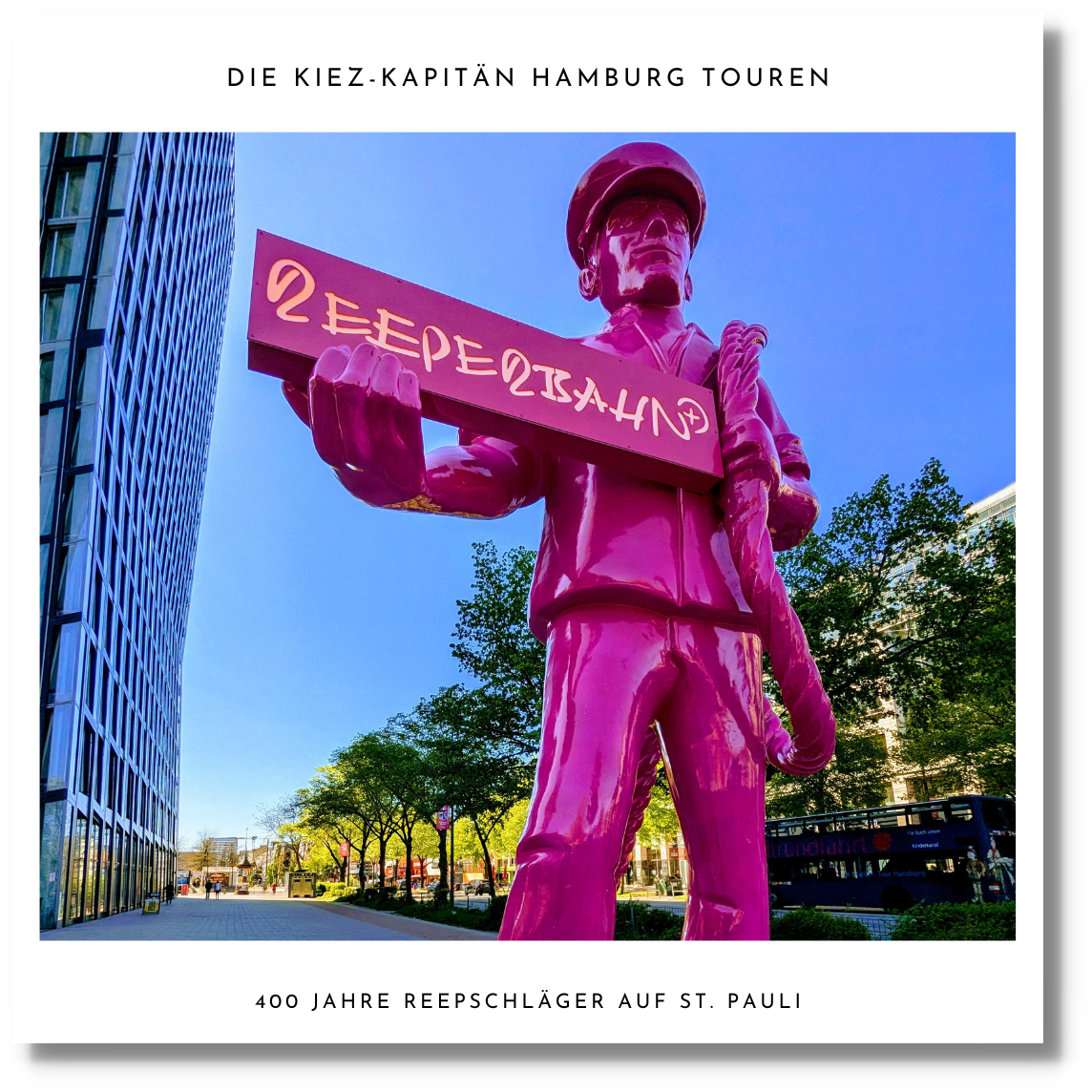 400 Jahre Reeperbahn. Die Kiez-Kapitän Reeperbahn & Beatles Kieztour durch St. Pauli. has-shadow